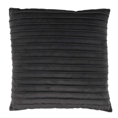 An Image of Charcoal Banded Cushion