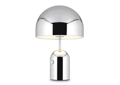 An Image of Tom Dixon Bell Table Lamp Small Chrome