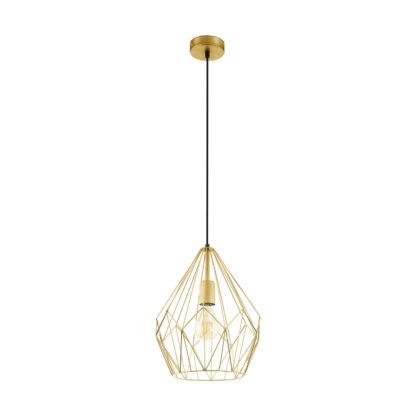 An Image of Eglo Carlton Pendant Light - Gold-Coloured