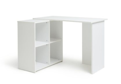 An Image of Habitat Calgary Corner Office Desk - White