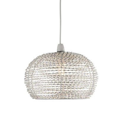 An Image of Glenrowan Easy Fit Pendant Light Shade - Chrome