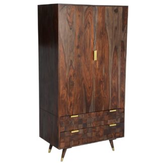 An Image of Kora Wardrobe, Sheesham Wood