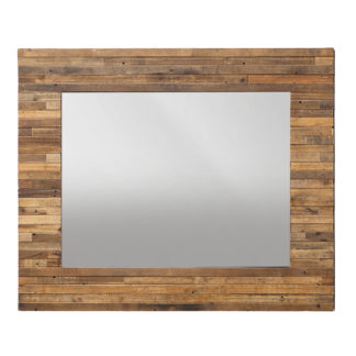 An Image of Charlie Reclaimed Wood Rectangular Wall Mirror