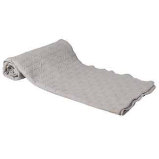 An Image of Fan Design Throw, Grey