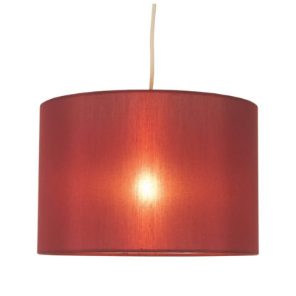 An Image of Ella Simple Drum Lamp Shade - Cream