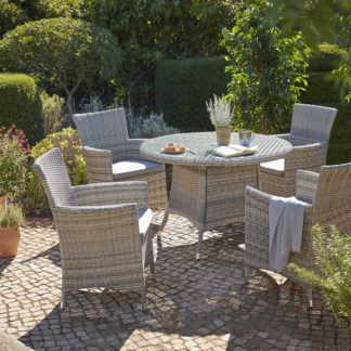 An Image of Florence 4 Seater Garden Dining Set