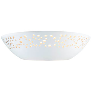 An Image of Abelia Ceramic Punched Wall Light