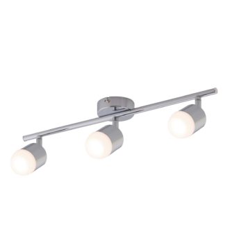 An Image of Pallas 3 Bar 4W LED Chrome Spotlight