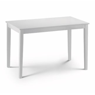 An Image of Taku 114cm White Dining Table White