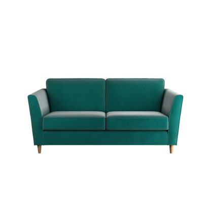 40281d030a35f71bb1e89ff7f1ed095e9e8f31d45448c1ecc47c16963abfb943.jpg An Image of Greenwich Velvet 2 Seater Sofa Emerald