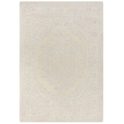 4049c9d4e09c8746bfc645e2bf89ba247330cb3e4b291035019e9bf25d28643c.jpg An Image of Traditional Lux Wool Rug Ivory