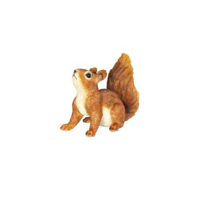 An Image of Resin Sitting Red Squirrel