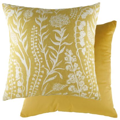 An Image of Turi Cushion - Sunflower - 43x43cm