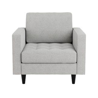 An Image of Zoe Boucle Armchair Light Grey