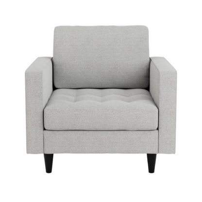 An Image of Zoe Boucle Armchair Light Grey