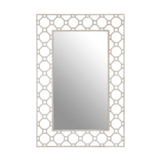 An Image of Zara Arabesque Wall Mirror - Silver