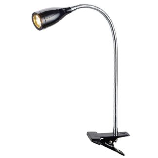 An Image of LED Clip-On Lamp - Black