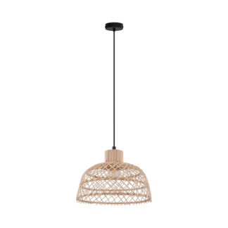 An Image of Eglo Ausnby Pendant Natural