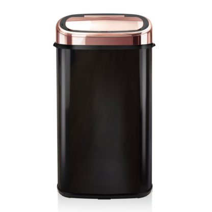 An Image of Tower 58L Sensor Bin - Rose Gold & Black