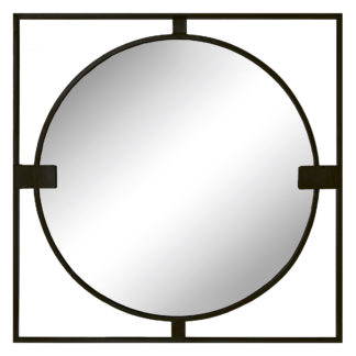 An Image of Black Square Mirror