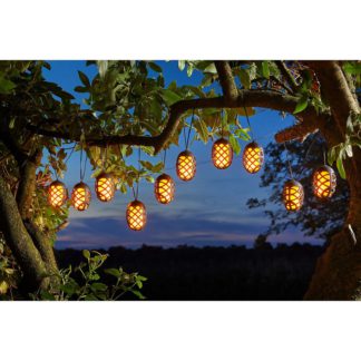 An Image of Solar Company 10 Flame String Lights