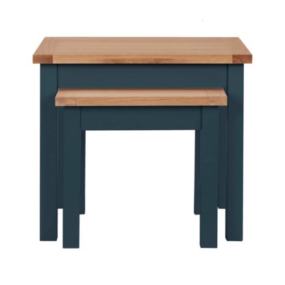 53b571fae157a0ca40fd47b755442b2cdb01135176715d80e6fc3b60fe6b1dfa.jpg An Image of Bromley Blue Nest of Tables Blue