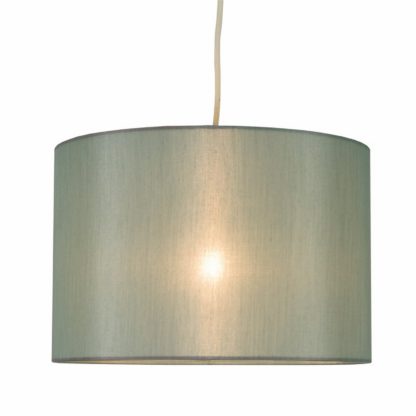 An Image of Ella Simple Drum Lamp Shade - Cream