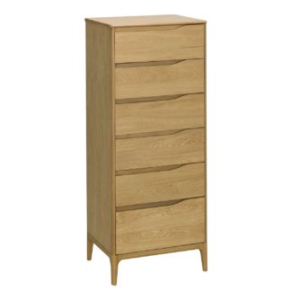 An Image of Ercol Rimini 6 Drawer Tall Chest