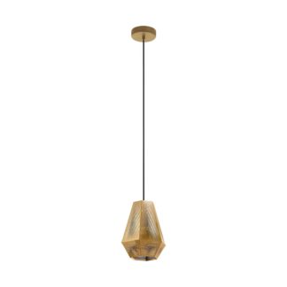 An Image of Eglo Chiavica 1 Brass Pendant