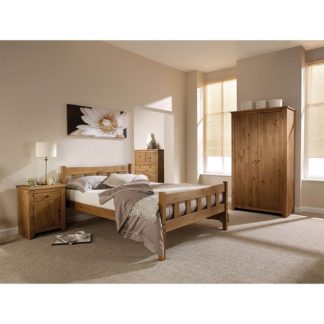 An Image of Pine Havana Double Bed