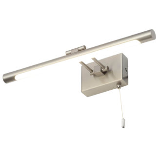 An Image of IP44 Picture Light - Satin Nickel