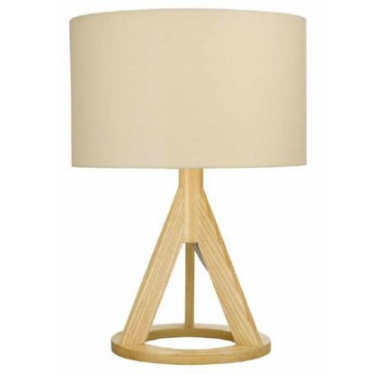 5cc7a0ca6f8e3b1e0cf8a0551b708833d438f1599b8e835ef571caa2e9d6c980.jpg An Image of Mason Wooden Tripod Table Lamp - Natural