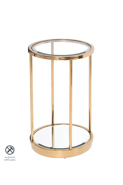 An Image of Rippon Brass Circular Side Table
