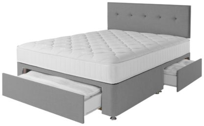 An Image of Argos Home Dalham 800 Pkt Memory 3Drw Divan-Small Double