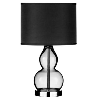 An Image of Smoke Grey Glass Table Lamp
