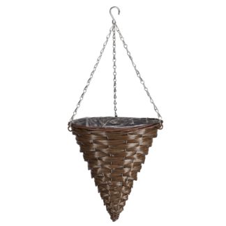 An Image of 14 Hazel Faux rattan cone