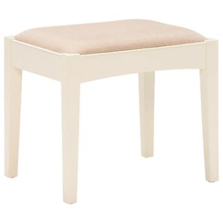 An Image of Carrington Ivory Stool, Sand