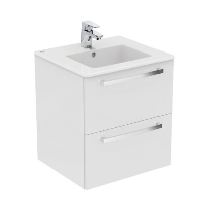 An Image of Ideal Standard Tempo 60cm Vanity Unit Pack - Gloss White