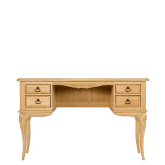 An Image of Lille Wooden Dressing Table, Natural Mindi
