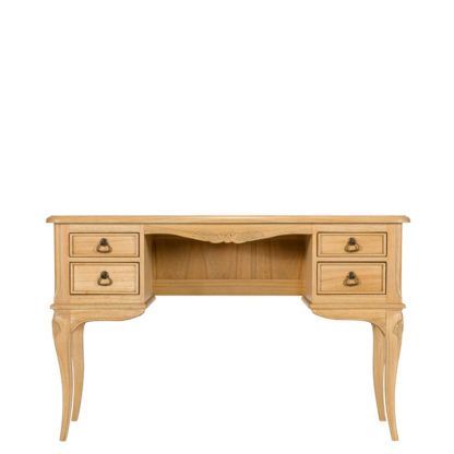 An Image of Lille Wooden Dressing Table, Natural Mindi