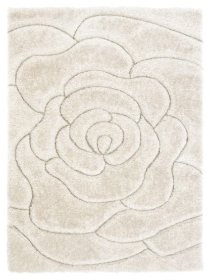 An Image of Fresno Rose Rug - 160x230cm - Cream