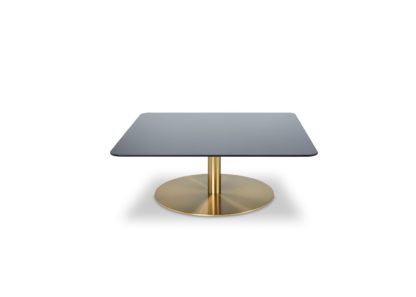 An Image of Tom Dixon Flash Square Coffee Table Black