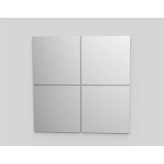 An Image of Pack of 4 Mirror Tiles - 30x30cm