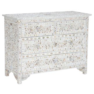 An Image of Clipper Chest Of Drawers, Mother Of Pearl