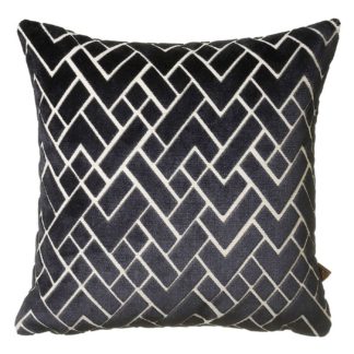 An Image of Fracture Cushion, Navy