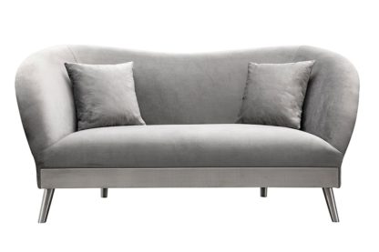 An Image of Lapio Two Seat Sofa - Dove Grey