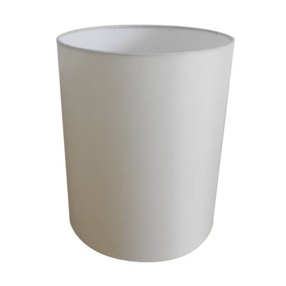 An Image of Cylinder Lamp Shade - Cream - 20cm