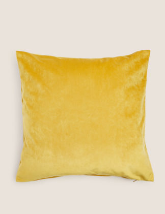 An Image of M&S Velvet Cushion Cover