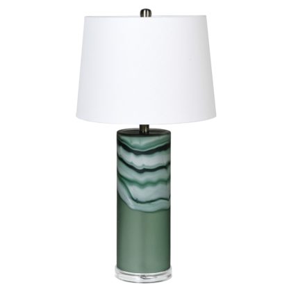 An Image of Green Marble Table Lamp