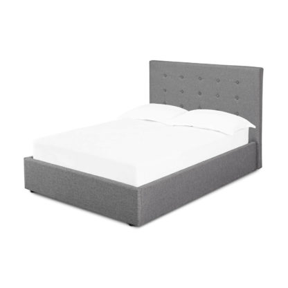 74c8a1915095f58f6b6bd590b56c0739208465d0c91e2918646e4d1333f3616a.jpg An Image of Lucca Lift Double Bed - Grey